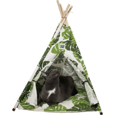 Travel Cat - Tent Bed For Cats Monstera