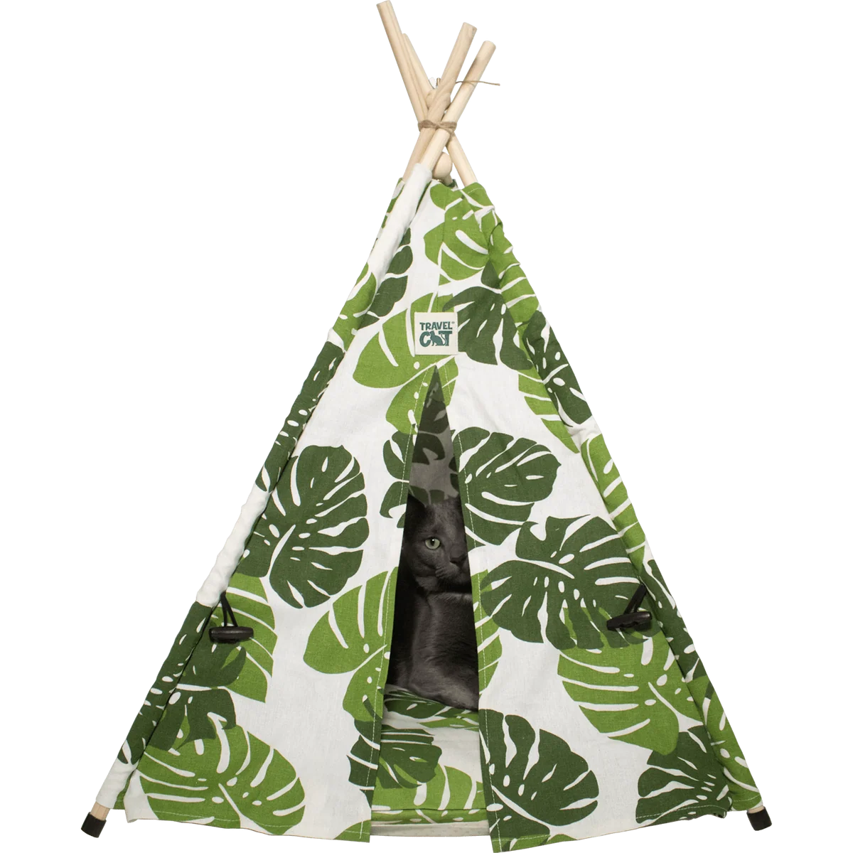 Travel Cat - Tent Bed For Cats Monstera