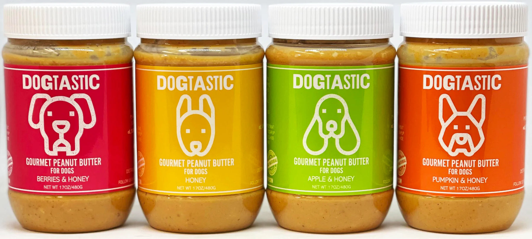 SodaPup - Dogtastic Gourmet Peanut Butter, Pumpkin, Honey for Dogs