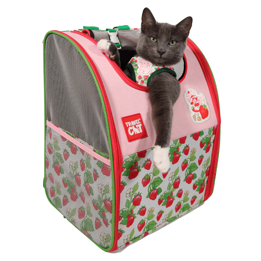 Travel Cat - Cat Backpack Strawberry Shortcake