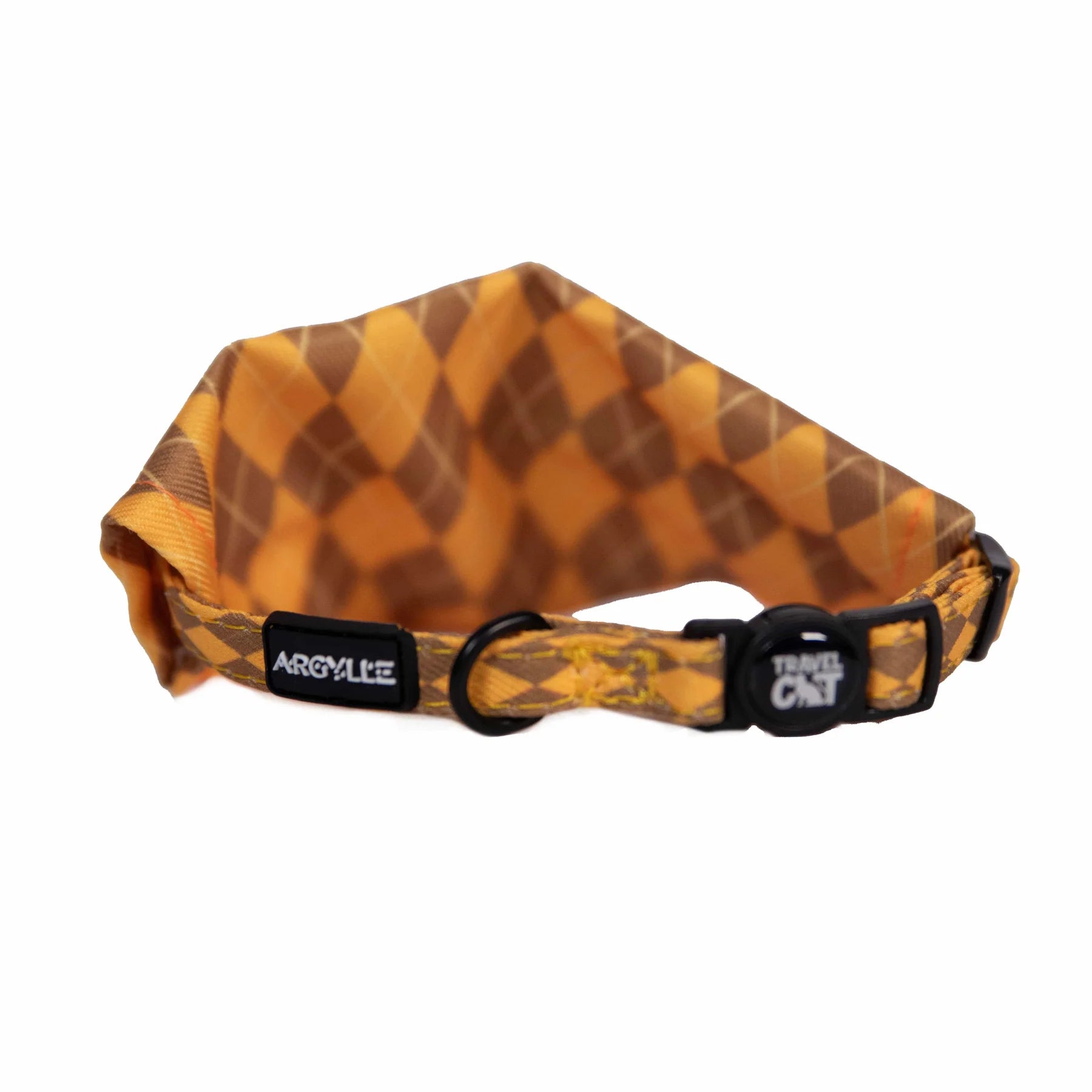 Travel Cat - Argylle X Travel Cat Collar & Bandana Set