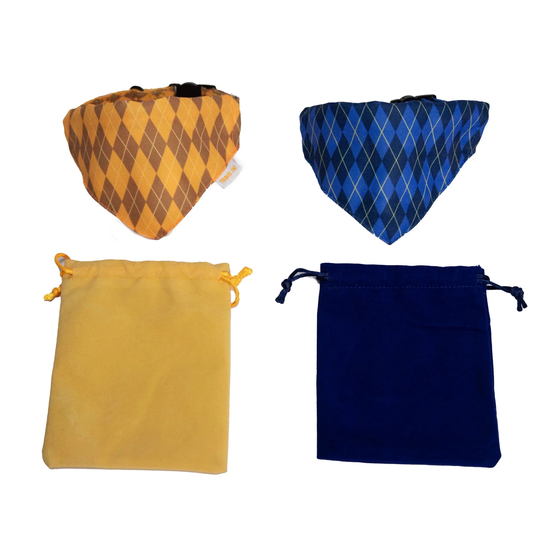 Travel Cat - Argylle X Travel Cat Collar & Bandana Set