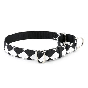 Bark Brite - Collar Martingale Black & White
