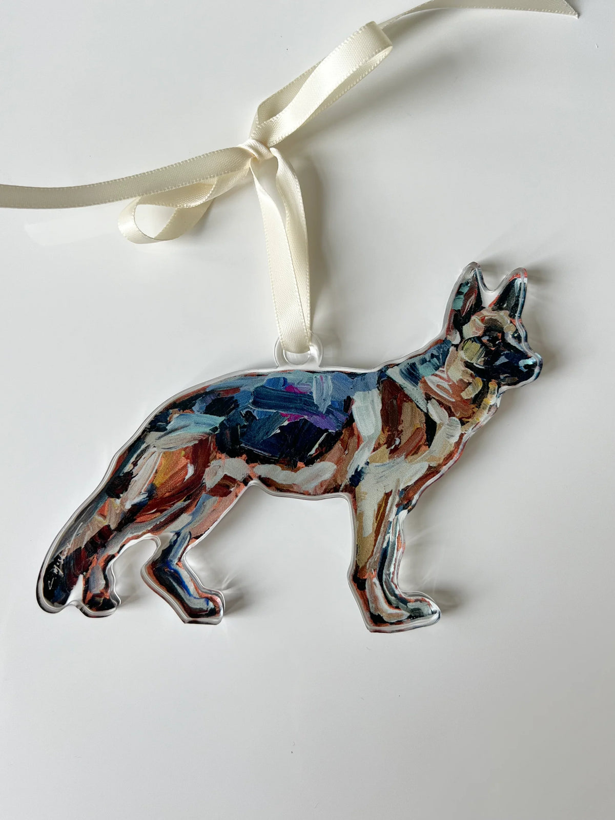 Chelsea McShane Art - Ornament German Shephard