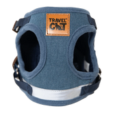 Travel Cat - Harness & Leash Set - "The Jean Jacket