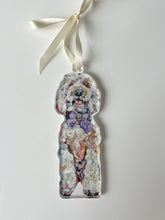 Chelsea McShane Art - Ornament Goldendoodle With Bow