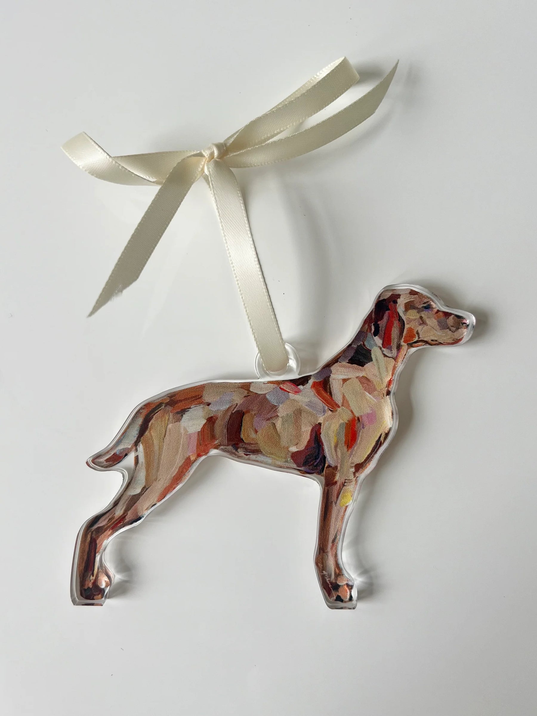 Chelsea McShane Art - Ornament Vizsla