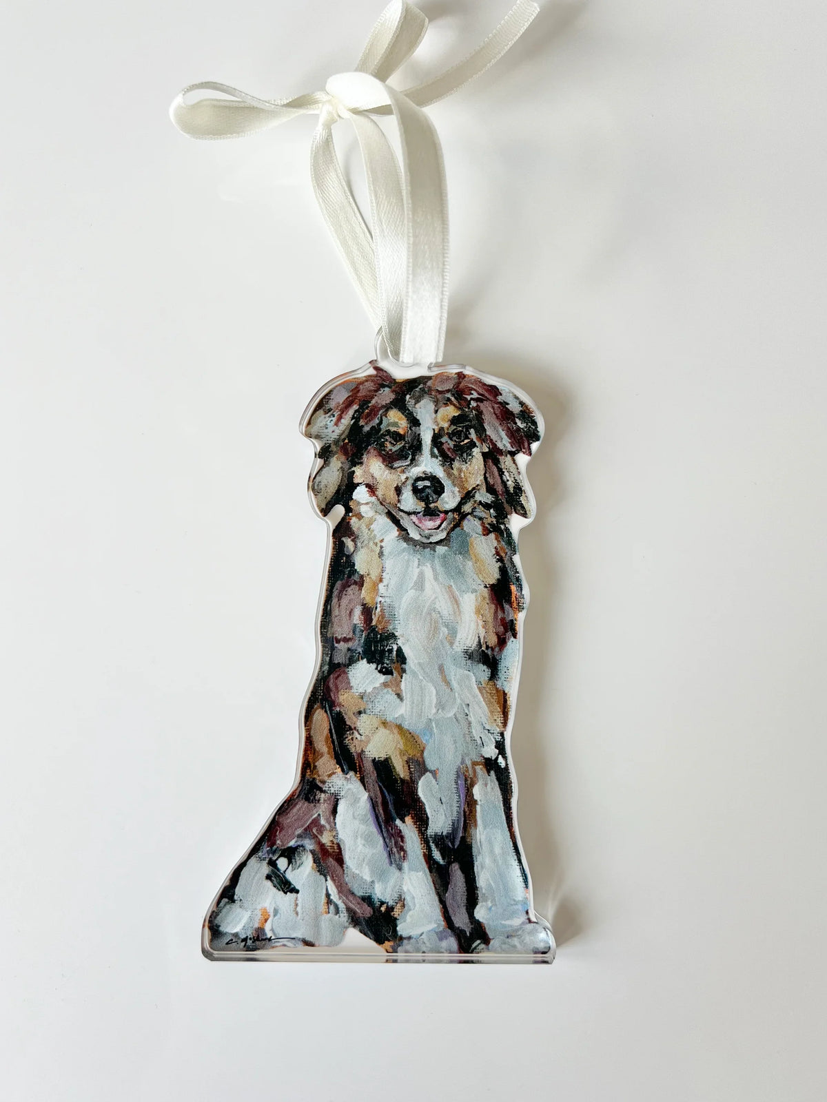 Chelsea McShane Art - Ornament Red Australian Shepherd