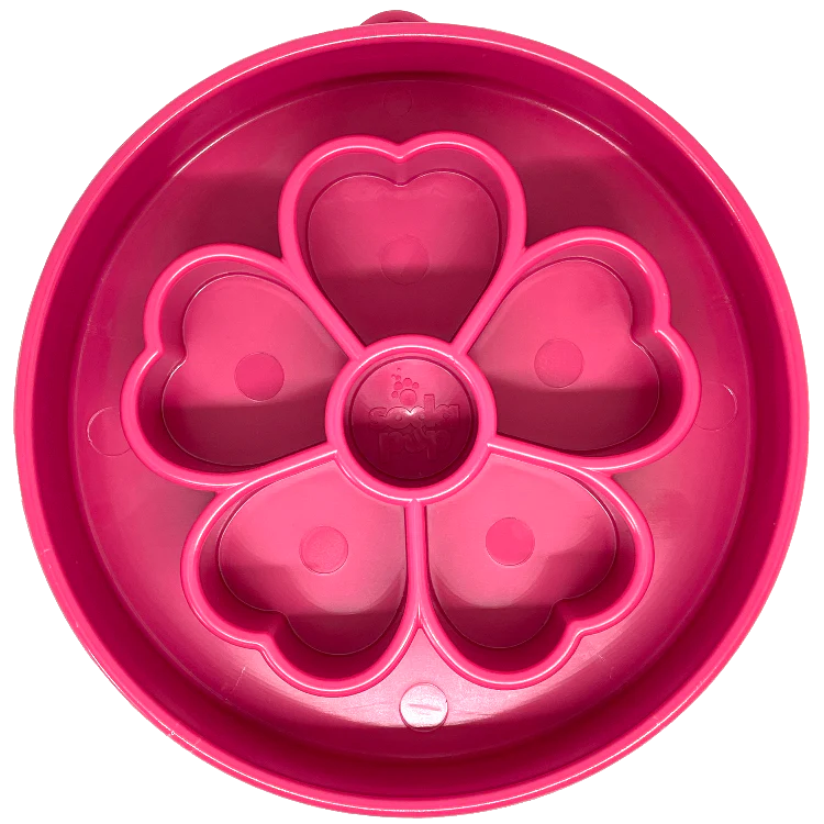 SodaPup - eBowl Enrichment Slow Feeder - Bowl Flower Design