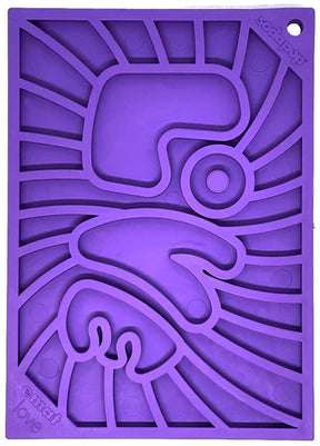 Enrichment Dog Lick Mat - Groovy Love Design - Southern Agriculture 