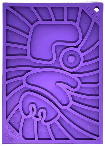 Enrichment Dog Lick Mat - Groovy Love Design - Southern Agriculture 