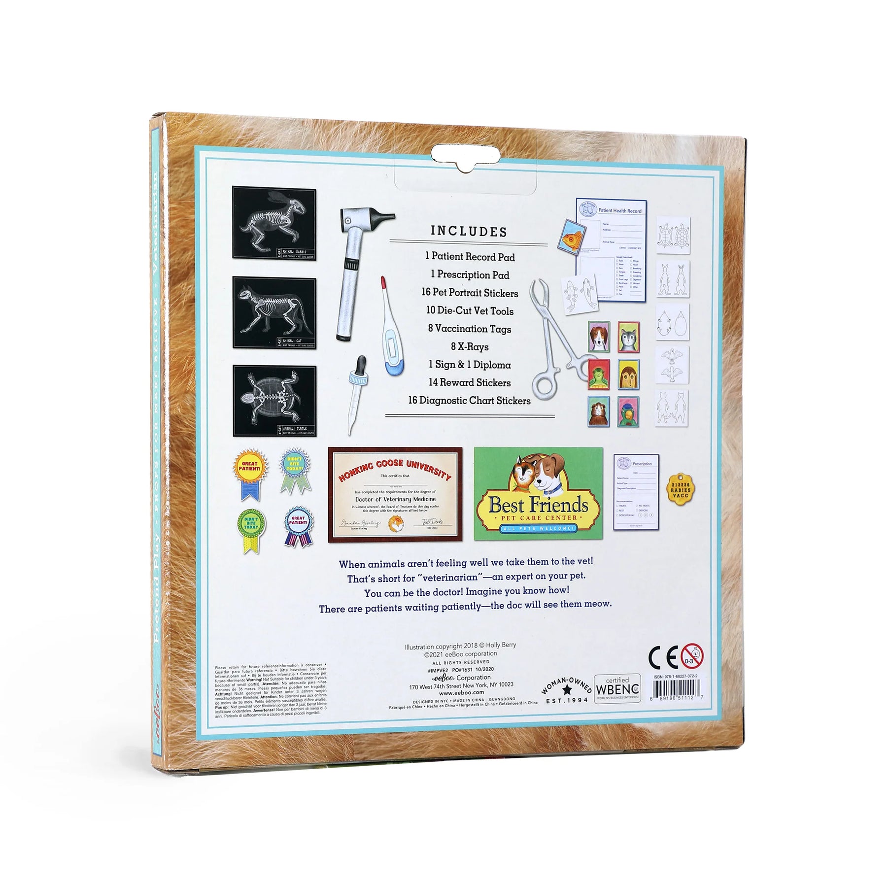 eeBoo - Veterinarian Pretend Play