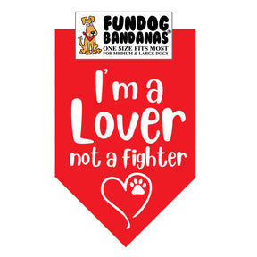 FunDog Bandanas - Dog Bandana I'm A Lover