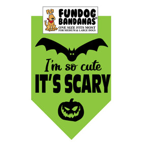 FunDog Bandanas - Dog Bandana I'm So Cute It's Scary