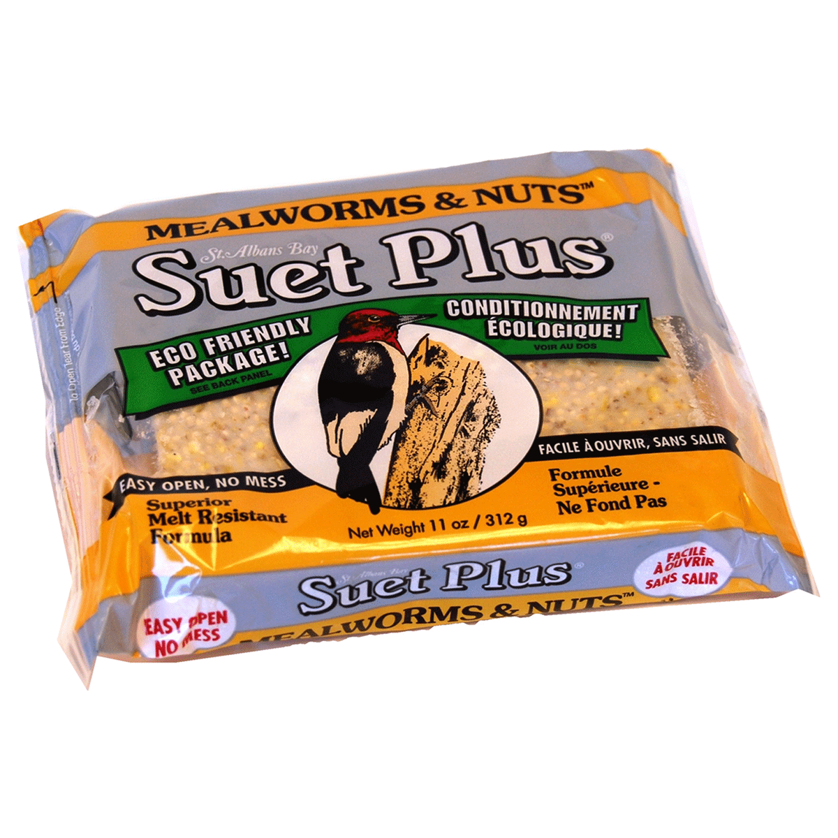St Albans Bay - Suet Plus Mealworms & Nuts