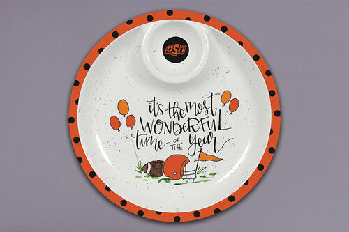 Magnolia Lane - Collegiate Chips & Dip Plate