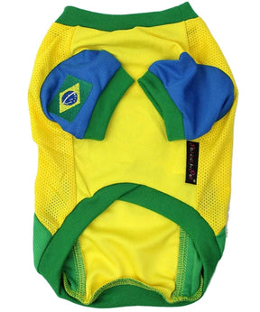 Parisian Pet - Dog Jersey Team Brazil Soccer