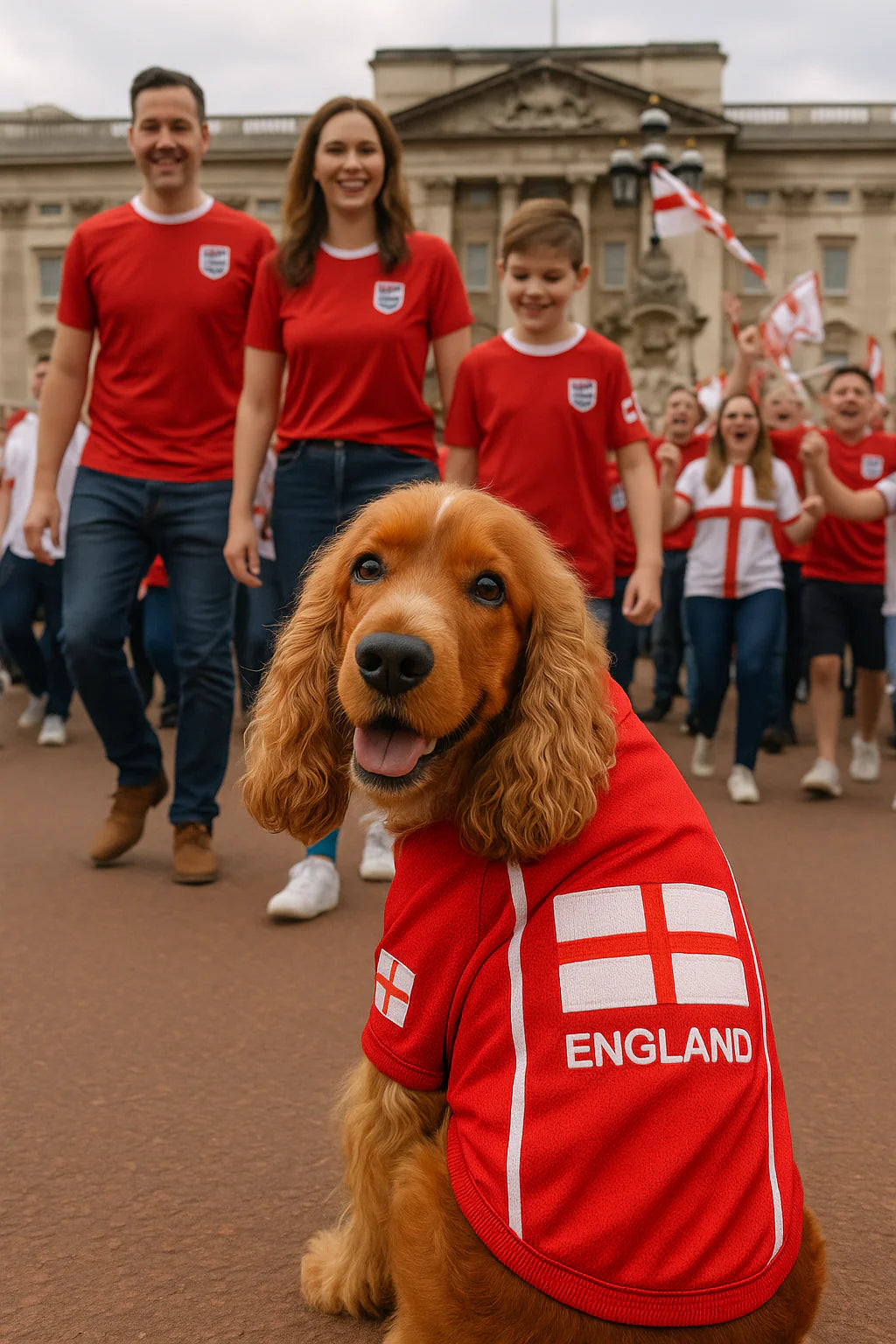 Parisian Pet - Dog Jersey Team England Soccer