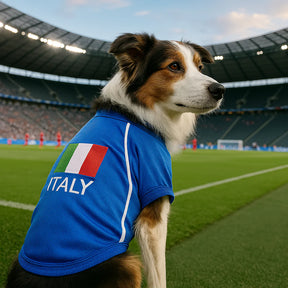 Parisian Pet - Dog Jersey Team Italy Soccer