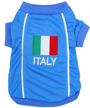 Parisian Pet - Dog Jersey Team Italy Soccer