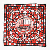 William & Lauren - OU Stain Glass Scarf