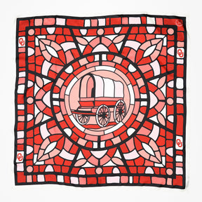 William & Lauren - OU Stain Glass Scarf
