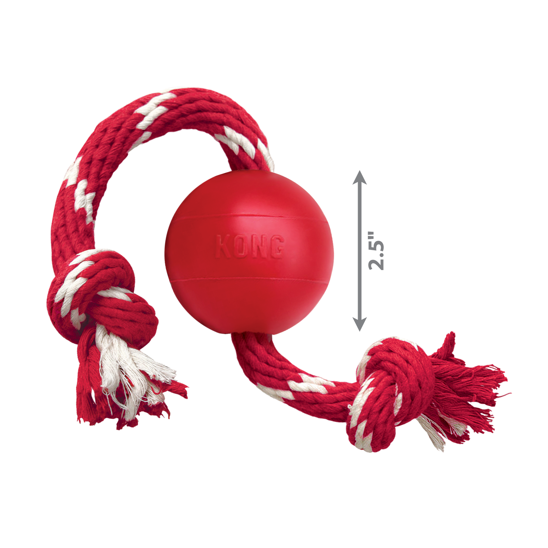 KONG - BALL W/ROPE