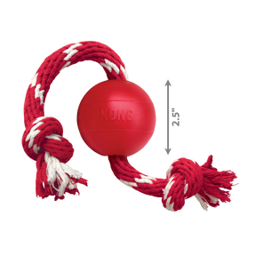 KONG - BALL W/ROPE