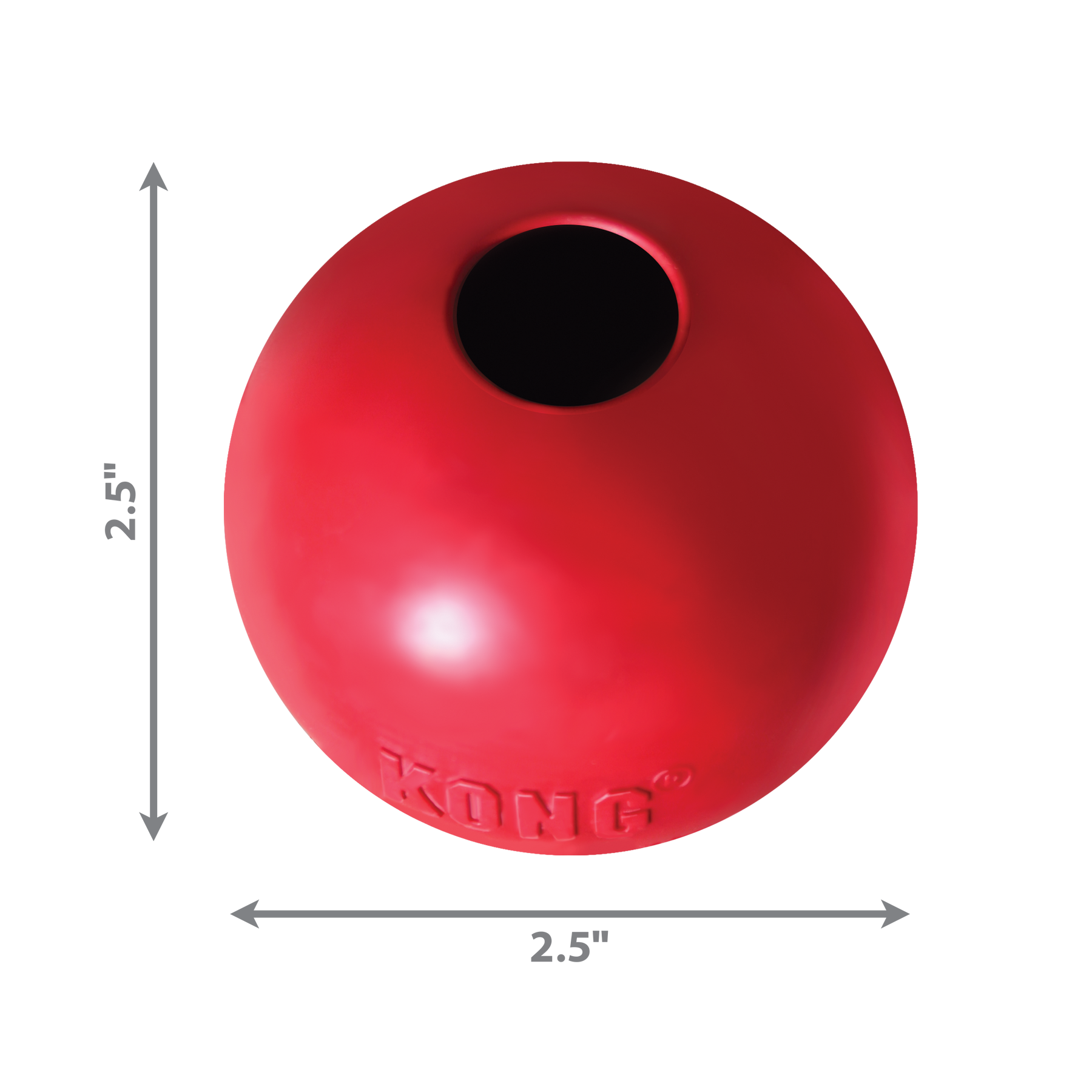KONG - BALL W/ HOLE small