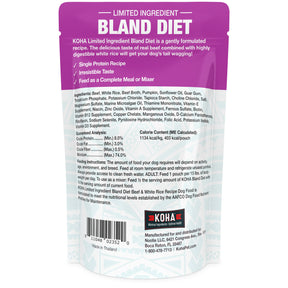 KOHA - Bland Diet Beef & Rice Pouches Wet Dog Food 12.5 ounces - Southern Agriculture 