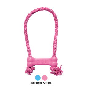 KONG - PUPPY GOODIE BONE W/ROPE
