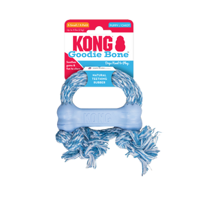 KONG - PUPPY GOODIE BONE W/ROPE