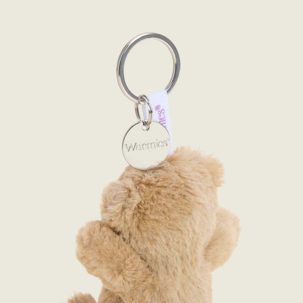 Warmies Key Chain Bear Brown