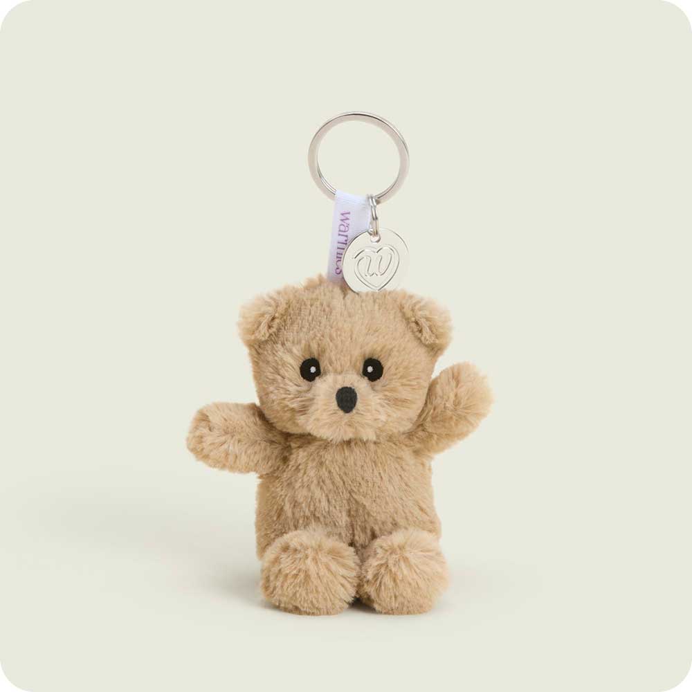 Warmies Key Chain Bear Brown