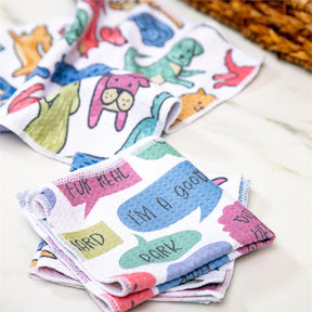 Evergreen Enterprises - Dish Cloth Quick Dry Dog Thoughts