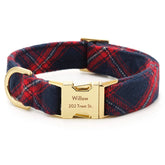 The Foggy Dog - Dog Collar Kingston Plaid
