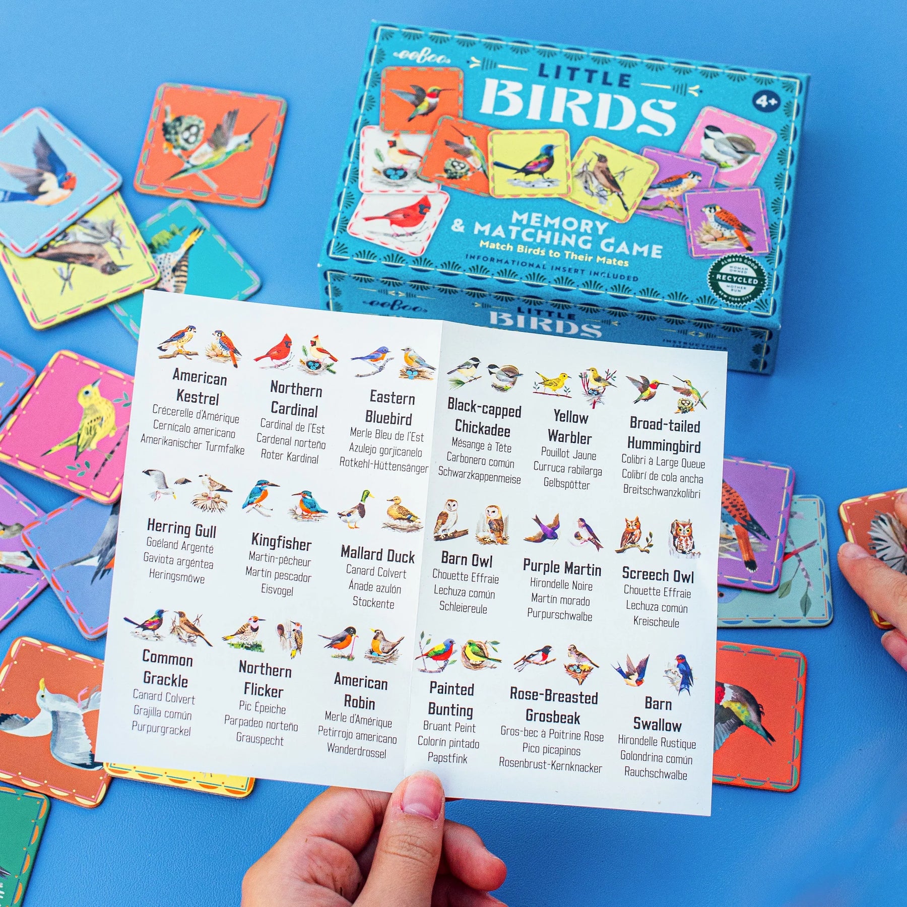 eeBoo - Memory & Matching Game: Birds