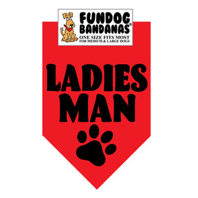 FunDog Bandanas - Dog Bandana Ladies Man - Southern Agriculture 