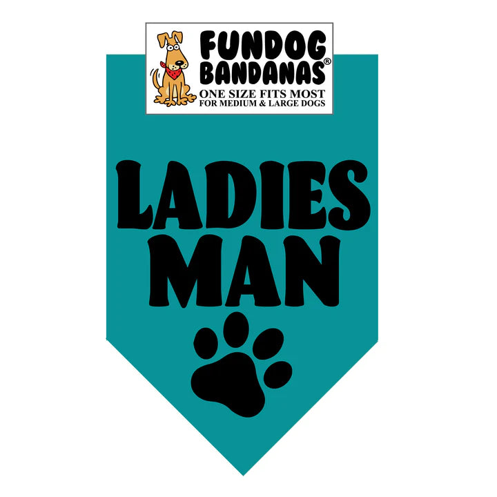 FunDog Bandanas - Dog Bandana Ladies Man - Southern Agriculture 