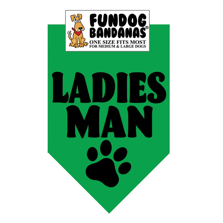 FunDog Bandanas - Dog Bandana Ladies Man - Southern Agriculture 