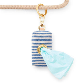 The Foggy Dog - Waste Bag Dispenser Lake Blue Stripe