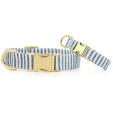 The Foggy Dog - Dog Collar Lake Blue Stripe - Southern Agriculture 