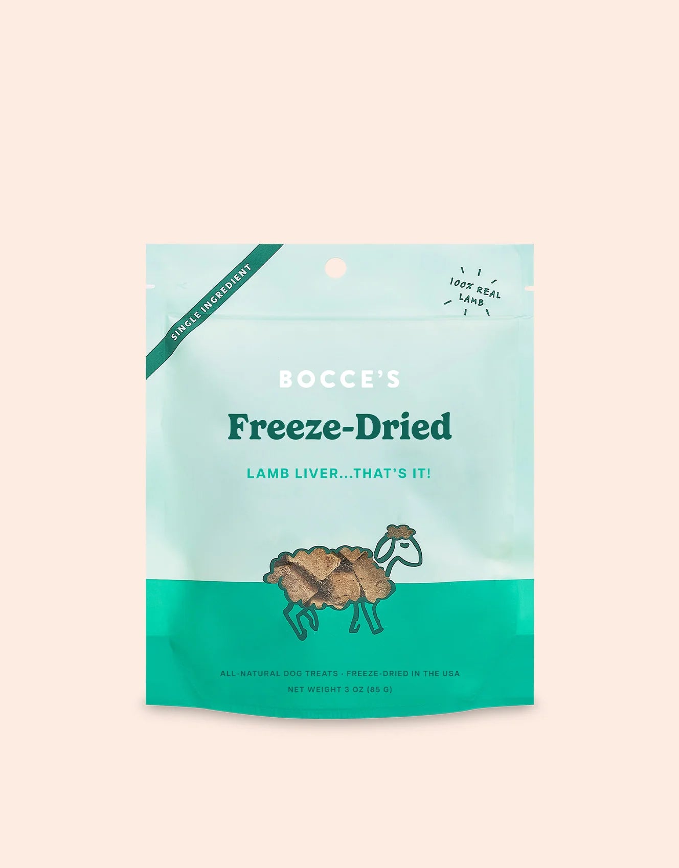 Bocce's Bakery - Lamb, Liver Freeze-Dried