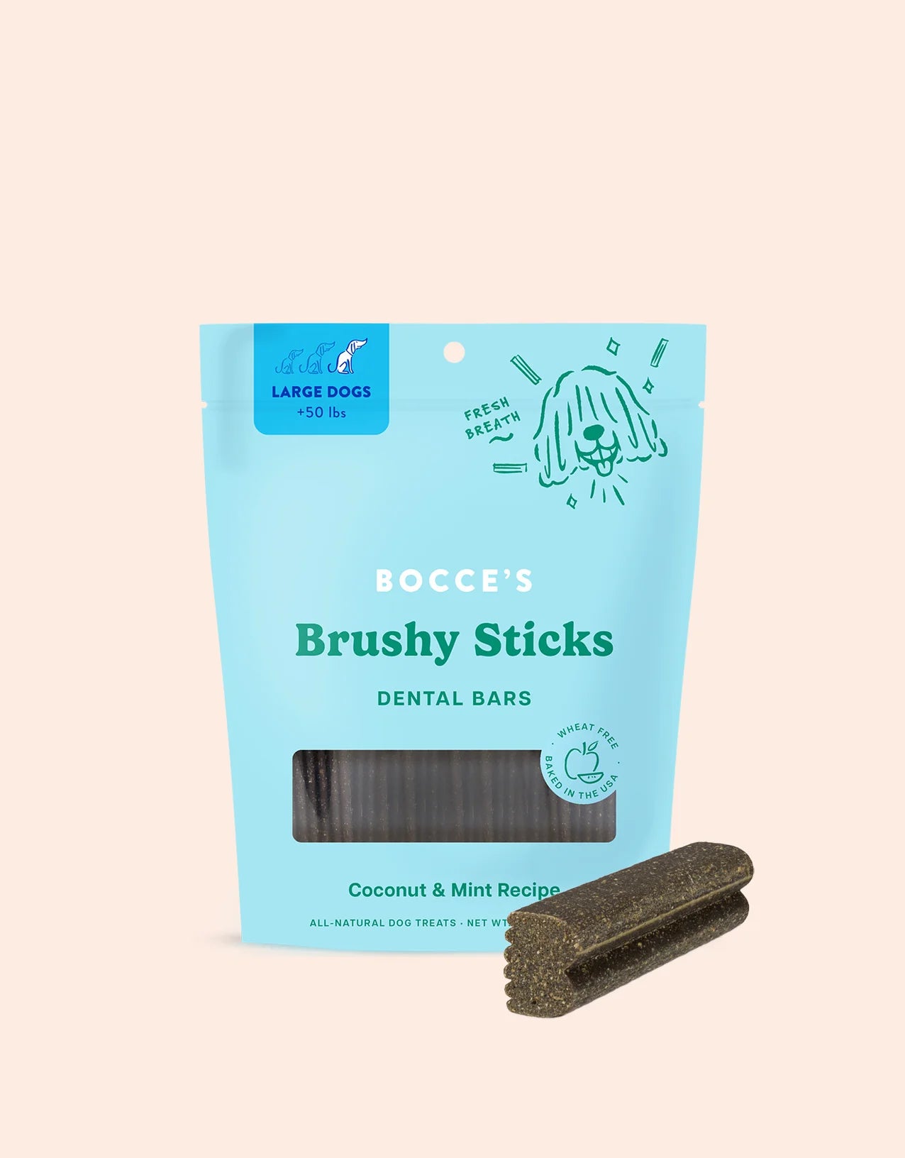 Bocce's Bakery - Brushy Sticks Dental Bars - Southern Agriculture 