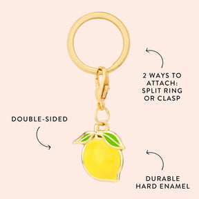 The Foggy Dog - Collar Charm Lemon