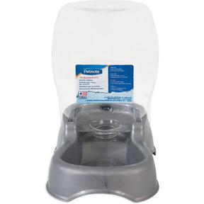 Petmate - Waterer Pet Cafe Pearl Silver