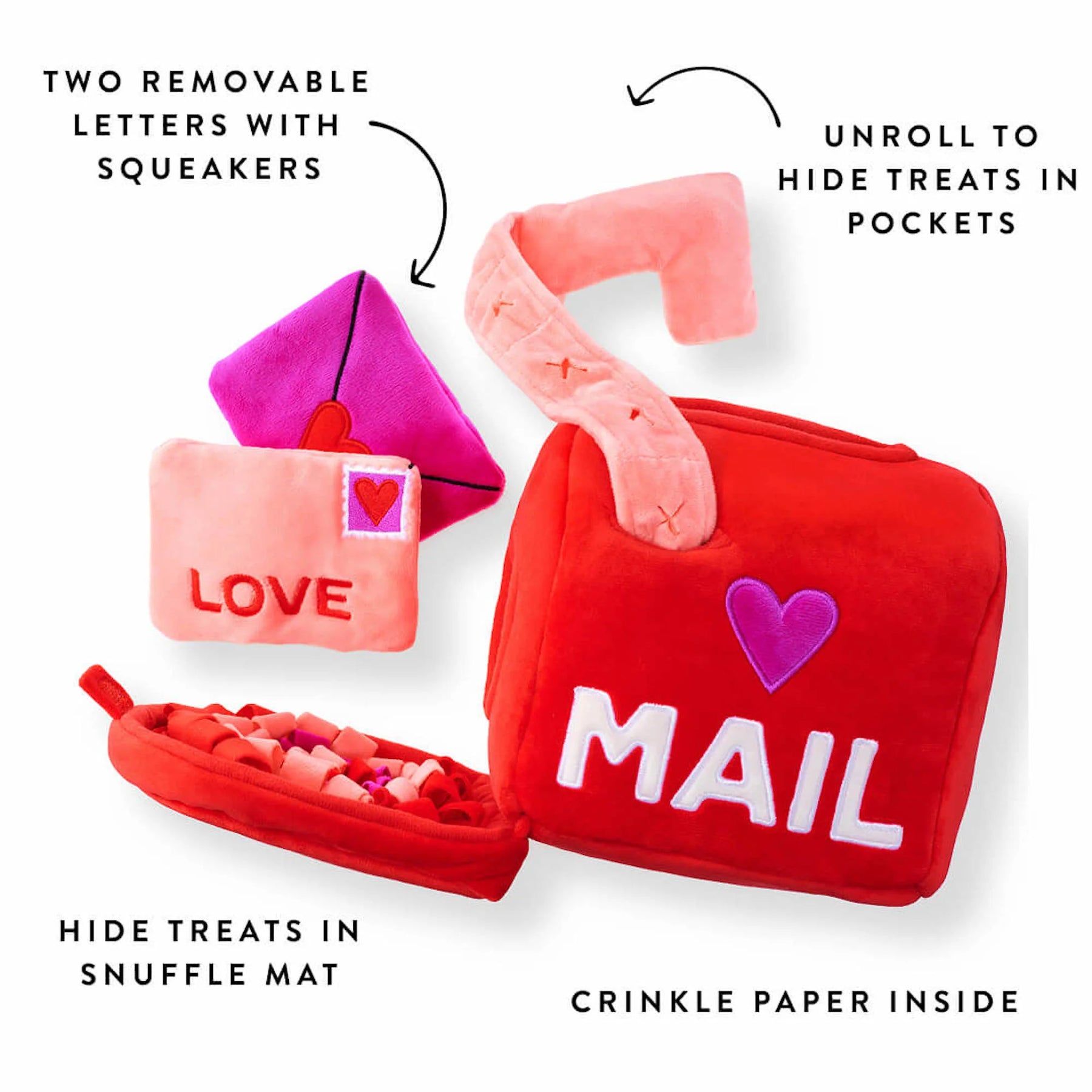 Foggy Dog - Dog Toy Love Letters - Southern Agriculture 