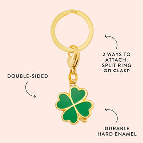 The Foggy Dog - Collar Charm Lucky Clover