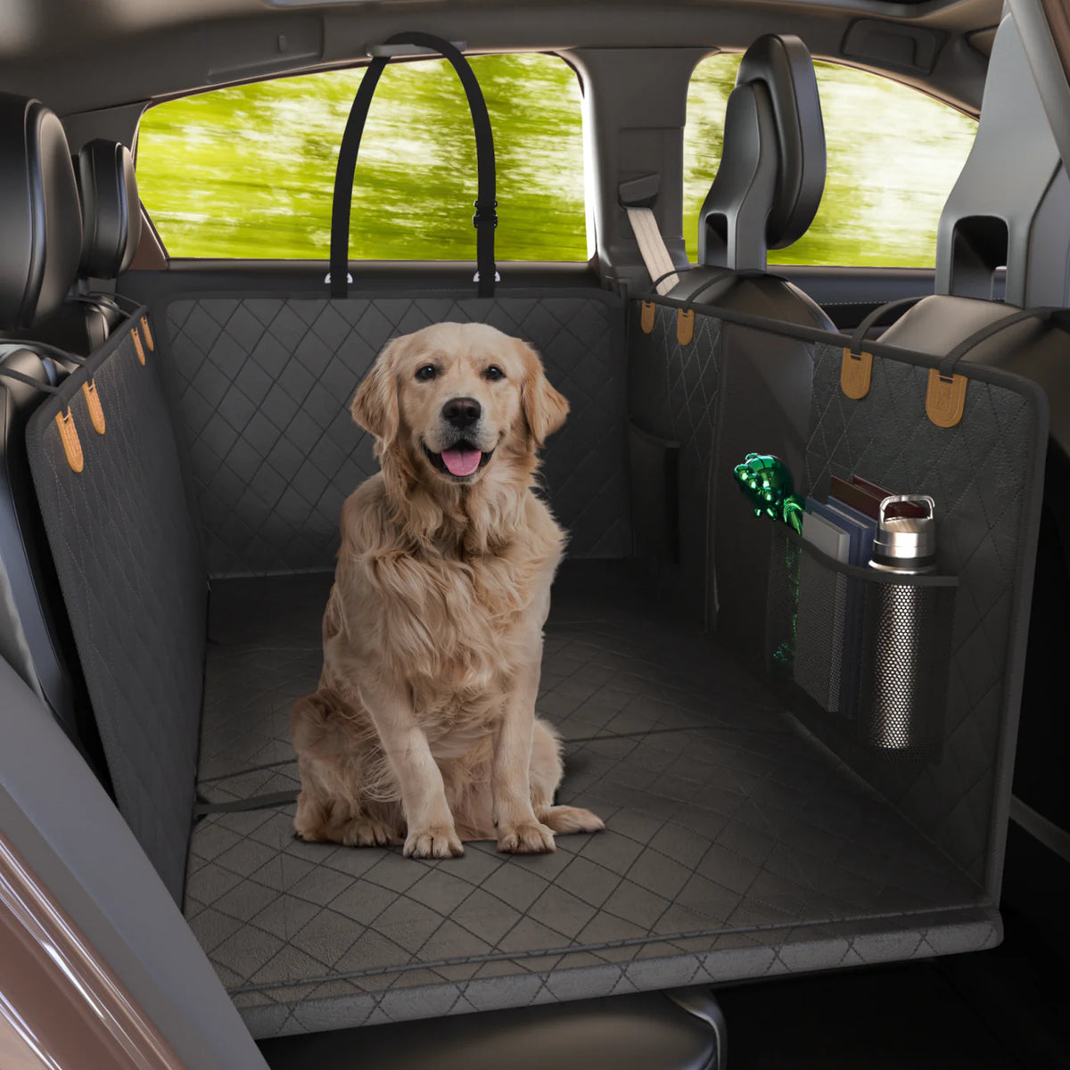 Katziela - Seat Guard Waterproof BackSeat with Mesh Window Storage