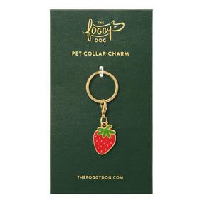 The Foggy Dog - Collar Charm Strawberry